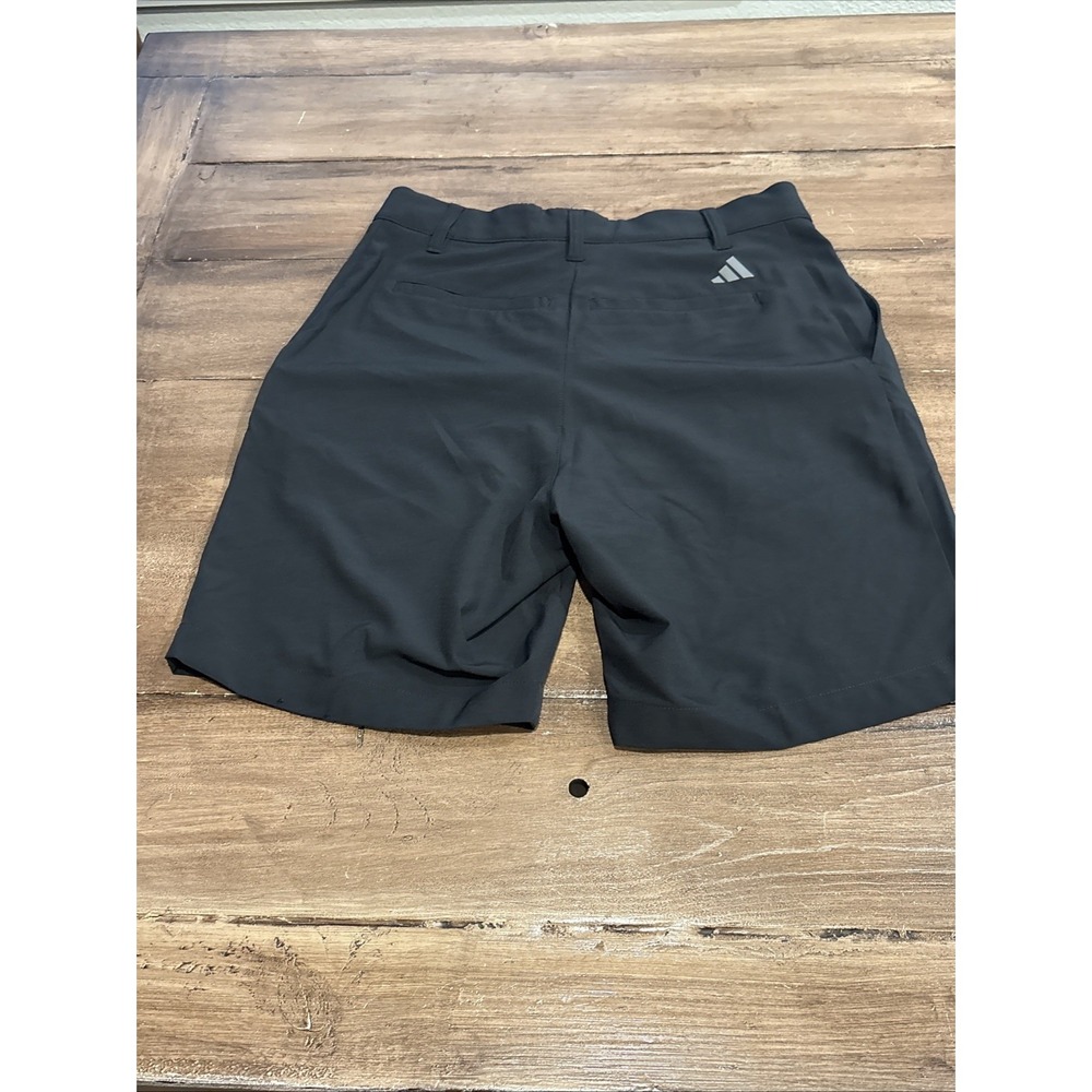 Adidas Golf Shorts Men 28  Black Tech Sweat Wicking Performance - Picture 7 of 7